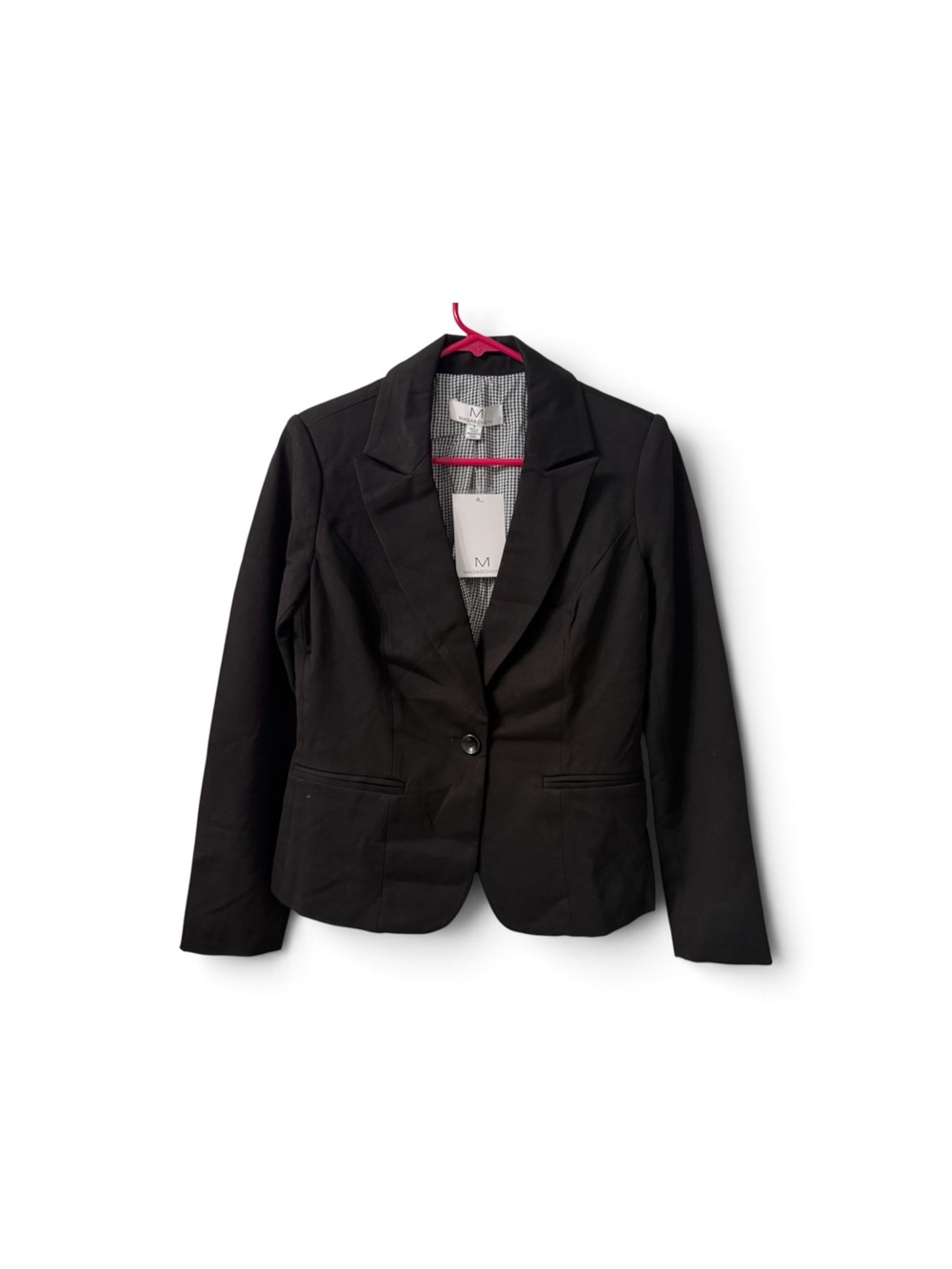 Magaschoni Black Single-Button Tailored Blazer